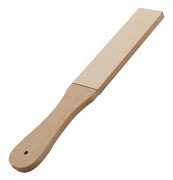 1 st Bryningsbräda Läderhantverk Bryne Trähandtag Dubbelsidig DIY Läderpoleringsbräda Verktyg med Polerpasta
