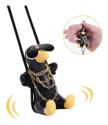 Svingande Anka Bilhänge, Söt Flygande Anka Anime Bilspegel Hängande Ornament, Inredning Backspeglar Dekorations Tillbehör, Svingande Anka Ornament