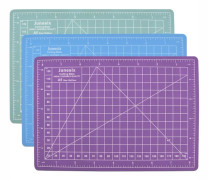 Set med 3 skärmattor A5 Flerfärgad Centimeter och tum Skärbrädor för sömnad Hantverk och quiltning