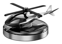 Bil Luftfräschare Solcellsdriven Helikopter Dekoration Bil Parfym Diffuser