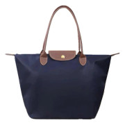 Klassisk hopfällbar handväska i nylon för damer, storlek 42*27*19CM