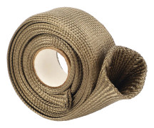 Automotive Värmeskyddshylsa 9,8ft 0,75in Väv av basaltfiber Högtemperaturbeständig Bränsleledning