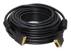 Monoprice Super VGA HD-15-kabel (M) till HD-15 (M) 15,2 m med gängade skruvar svart