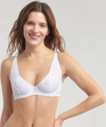 Bandeau-bh i spets med byglar Daily Dentelle
