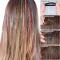 Clip-in Hår Glitter Extensions Set för Halloween Cosplay Party Guld