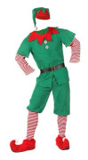 Jultomtedräkt för Vuxna Barn Familj Juldräkter Outfit Kostym Tomte Elf Dräkt Rolig Cosplay Fest 140cm()
