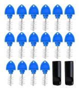 {PL}Ölkran Plug Brush 18-pack för fatöl Kranlock Pluggar