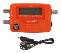 Digital satellitsignalmätere med LCD-display, kompass och summerkontroll