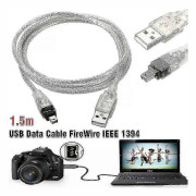 Mini DV USB-datakabel Firewire IEEE 1394 HDV-videokamera för redigering på PC