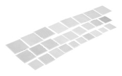 27 st/set För BGA Universella Stenciler Reballing Reball Omarbetningsnät Uppvärmd Mallset Tennplantering för
