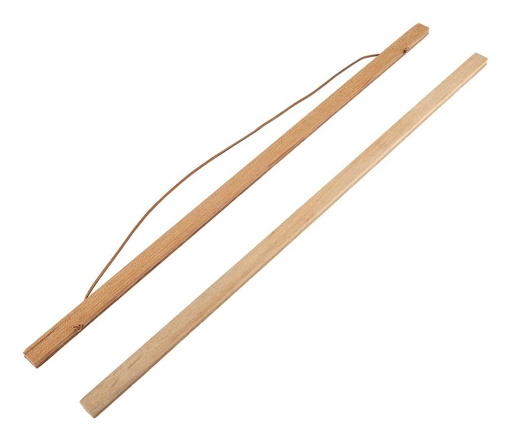 Modern Magnetisk Trä Fotoram DIY Affisch Rulltryck Konstverk Hängare (60 cm)
