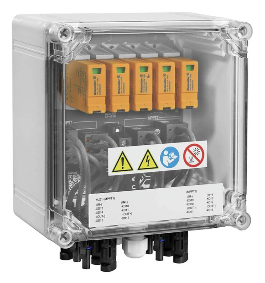 Weidmüller PVNDC2IN/1OUTX2 2MPPTSPD2RWM4C1.1KV Generator.2866350000 (2866350000)