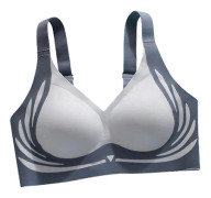 Bekväm trådlös push-up-bh för matchande kläder, maskintvättbar, anti-häng design