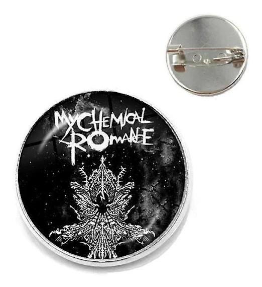 2022 Mode Badge Smycken Rockband My Chemical Romance Brosch Musikband Pins Gåva för Män och Kvinnor Gåva(18,20mm)