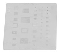 Reballing Schablon CPU Rework Nät Rostfritt Stål Lödning Rework Mall för Mobiltelefonreparation
