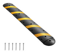 Farthinder i gummi - Kabelramp - Längd 183 cm - 2 Kanaler - Lastkapacitet 9 979 kg/axel - Med Expansionsskruvar - 1-Pack