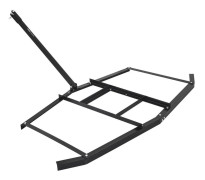Vägsladd/uppfartsharv - Bogserad - 188 cm bredd - Q235-stål - Justerbara stänger - Dragkrok - Max extravikt 23 kg - För ATV/UTV/trädgårdstraktor