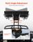 Snöplogssats - Universal ATV/UTV Snöblad - 122 cm Bredd - Höjd- och sidjusterbar - Snabbkoppling - Stålblad - 3 Monteringslägen