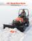 Snöplogssats - Universal ATV/UTV Snöblad - 122 cm Bredd - Höjd- och sidjusterbar - Snabbkoppling - Stålblad - 3 Monteringslägen