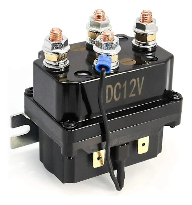 12V 250A vinschrelä magnetisk brytare, kompatibel med 3000-5000 lb automatiska/terrängfordonsvinschar
