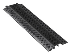Kabelramp - Golvkabelskydd - Axellast 7 938 kg - Kraftig konstruktion - För hög gångtrafik - Inomhus/Utomhus - 1-pack