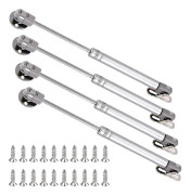 2024 4-pack Automatiska gasfjädrar för köksskåpslucka Leksakslåda Hydrauliska mjuköppnande gasfjädrar för klaffgångjärn (100N)