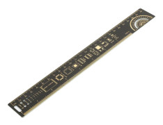 10 tum 25 cm Multifunktionell Kretskortslinjal för Elektronikingenjörer