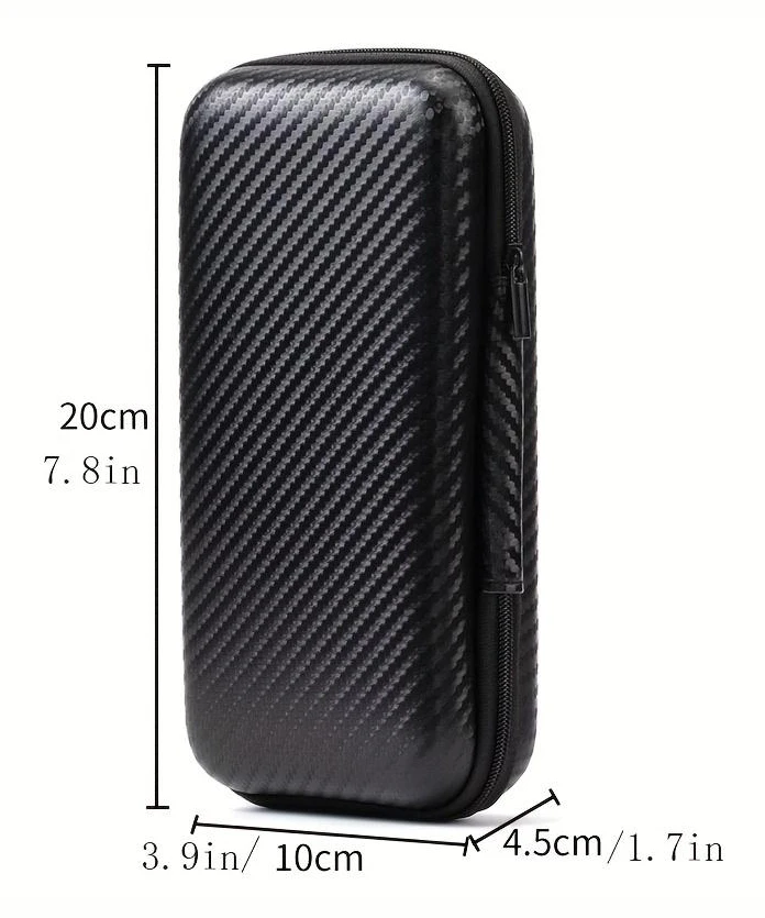 Hårddisk Powerbank Verktyg EVA Fodral Rektangulär Laddare Förvaringslåda svart