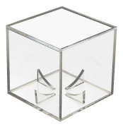 Akryl Baseball Box Display Tennisboll Transparent Fodral för Souvenir Förvaringsbox Hållare UV-skydd Dammtät