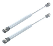 2x Kökslucka Dörrstopp Mjukstängande Gångjärn Hydraulisk Gasfjäder Stötdämpare Tryck: 150n