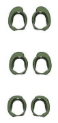 Bose QuietComfort Earbuds II/Ultra Skyddande Silikon Öronproppar Green