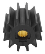 Utombords Vattenpumpsimpeller 3830459 Flexibel 12 Blad Koppar Neoprengummi för Jabsco