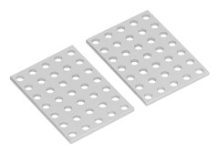 5-pack Bindplatta Rostfritt Stål Platt Reparationsplatta Hörnvinkel för Robotar Trä