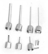 7 st Set 850 Universal Stål Varmluftspistol Munstycke 10x10mm 8x8mm 5x5mm 4x4mm 3x3mm