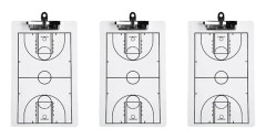3-pack Basketboll Coach Clipboard, 35 x 22 cm Whiteboard Coa