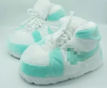 AJ Bomullstofflor, vinter inomhus utomhus tofflor Mint Green