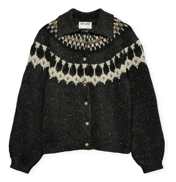 Koftor / Cardigans / Västar Aware Tillie Cardigan - Medium Grey Melange