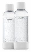 Mysoda PET-flaska 1L 2-pack, Vit