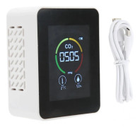 Multifunktionell termohygrometer, perfekt present för digital luftkvalitetskontroll i köpcentrum och kontor
