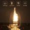 42W E14 C35 Dimbar halogenlampa AC 220-240V Varmvit 2700K e14 transparent halogenljuslampa (10st)