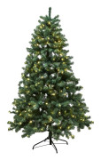 Julgran konstgjord PVC "ASKE", klass B+, 210x138 cm m/LED NORDIC WINTER (780-137)