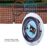 TS 4G 200m Rulle Tennisstränglina Polyester Tennissträng Rulle för Gym Sport Utomhus Svart 1,30mm