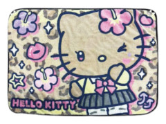 Hatayama Shoji Sanrio 3D Pläd, 70x100cm, Hello Kitty Brun, Ca. H70xB100cm, 66203224