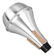 Trumpet Övningsdämpare Lättvikts Aluminiumlegering Ljudreducering Ljuddämpare med Mjuk Kork_Överraskningsgåva