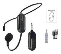 Trådlös Mikrofon Professionell 50m Stabil Sändning Headsetmikrofon-hhny B B
