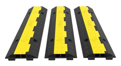 VEVOR Kabelskydd, Tungt kapacitet, Halkfritt gummi, Dubbelkanalsdesign