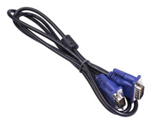 VGA-kabel, 1,5 m Svart