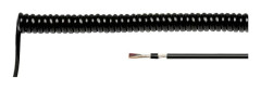 Helukabel 85932 Spiralkabel LiF12YD11Y 300 mm / 1200 mm 6 x 0.14 mm² Sort 1 stk