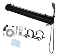 Bil Dusch, PVC Konstruktion, 1,5m Duschslang,30L