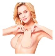 Osynlig push-up BH Beige